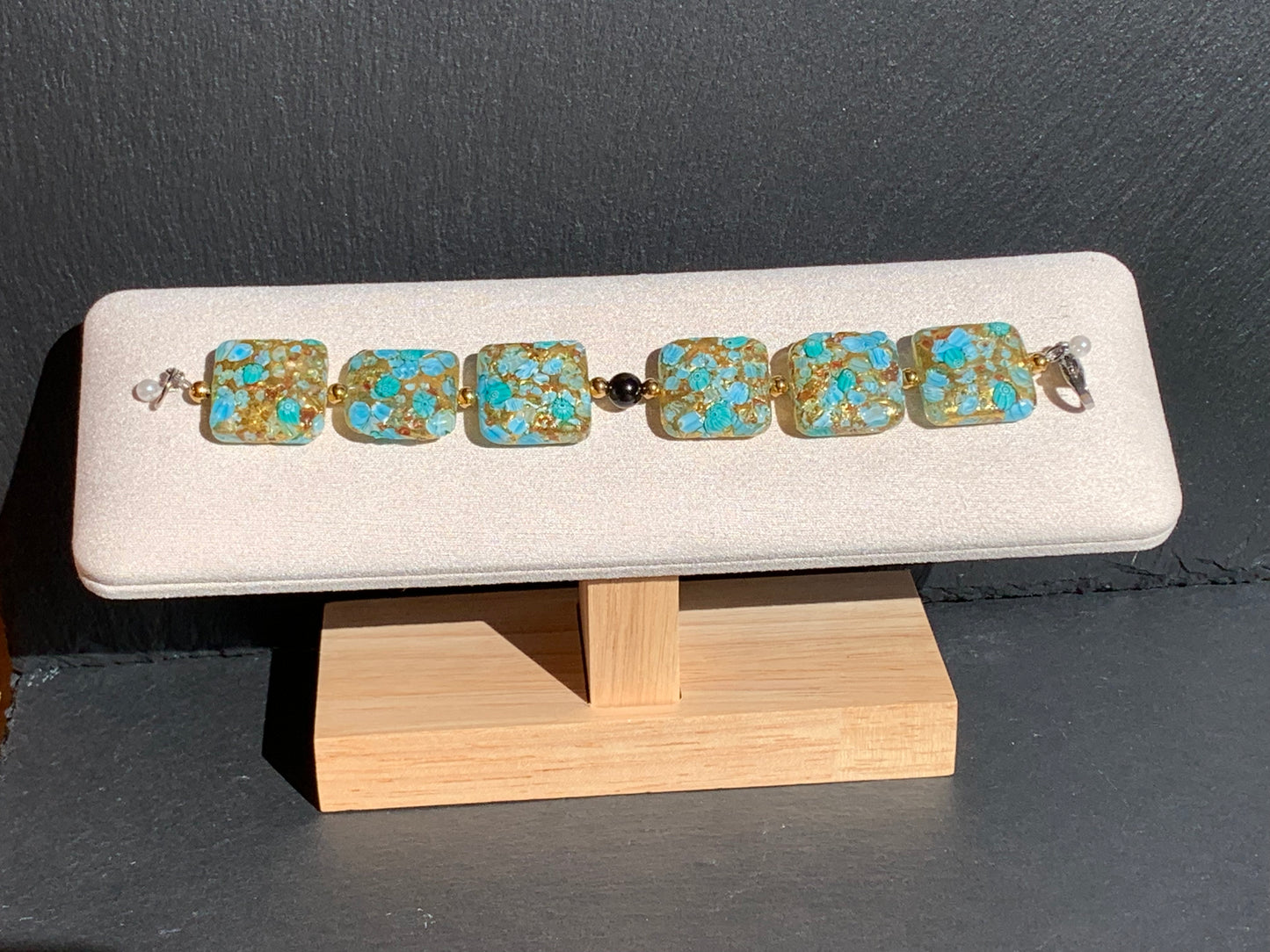 No 63 Murano Aqua Millefiori - Édition Signature
