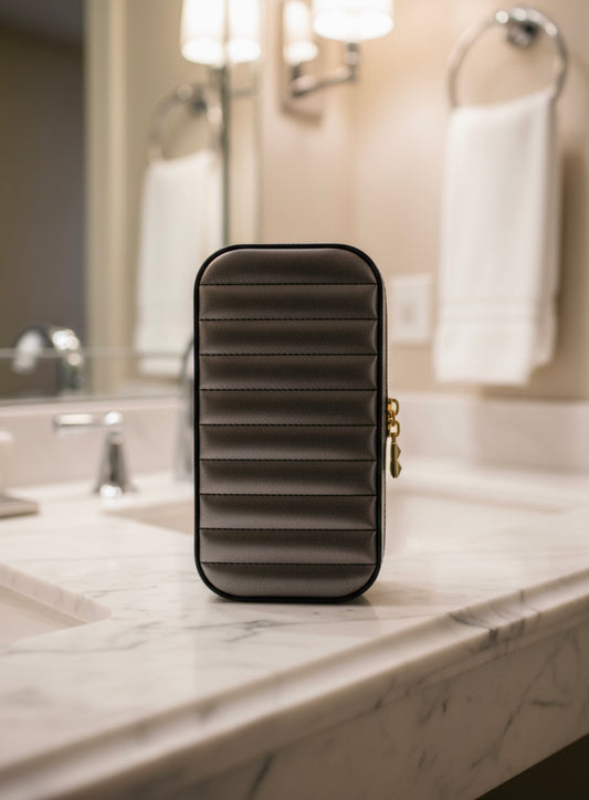 No 12 - Étui de voyage - compartiments et miroir détachables