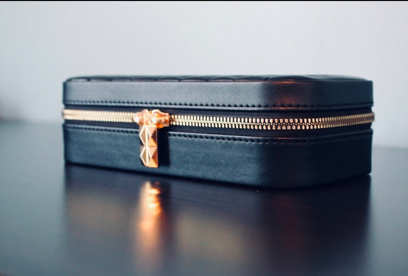 No 12 - Étui de voyage - compartiments et miroir détachables