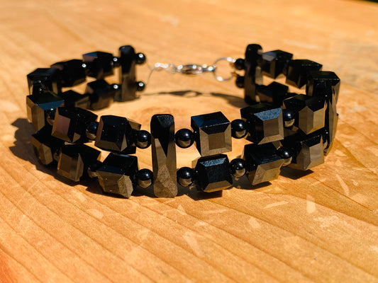 Swarovski double noir 5601