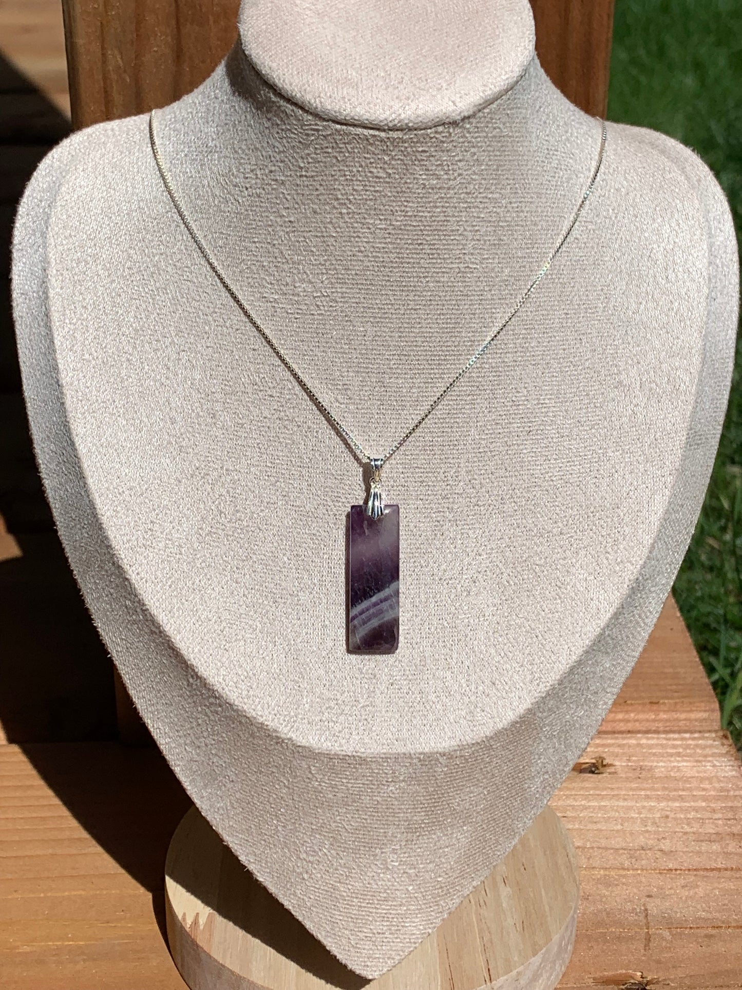 No 02 - Améthyste Inde 10x30x6mm