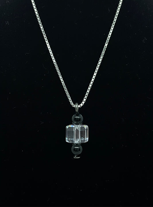 No 54 - Swarovski - Cube 5601 cristal clair 6mm.